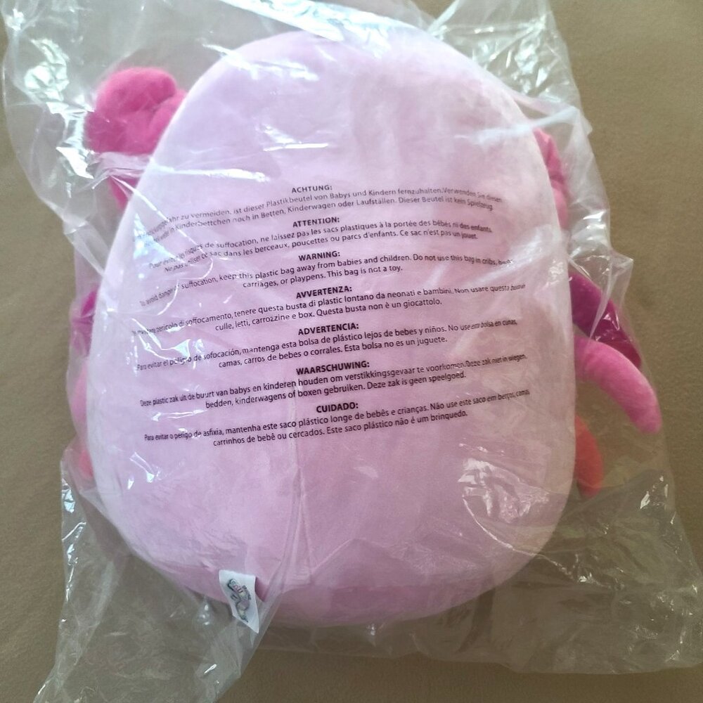 Squishmallows Cailey the Pink Crab 16 Inches Plush Large Kellytoy NWT - Picture 5 of 6